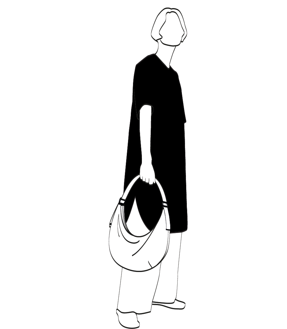 Element 58 Curve Bag – PDF pattern & sewing tutorial (German/English) - Image 1
